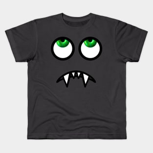 Over It Monster Face Kids T-Shirt